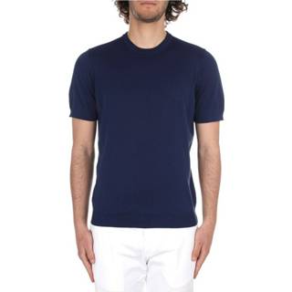 👉 Short sleeve blauw mannen D0Gn100 t-shirt Drumohr , Heren