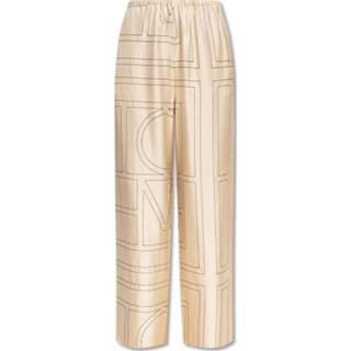 👉 Pyjama beige vrouwen Silk pants TotêMe , Dames