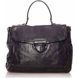 👉 Business tas zwart leather onesize vrouwen Pre -owned Bag Prada Vintage , Dames