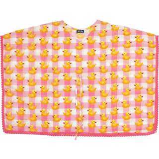 👉 Poncho oranje vrouwen per bimba stampa papere giganti MC2 Saint Barth , Dames