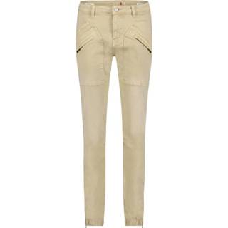 👉 Cargo jeans beige w32 w29 w33 w28 vrouwen Ruby met ritsen Florez , Dames