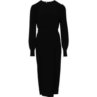 👉 Dress zwart l vrouwen Pleated Panel Co , Dames