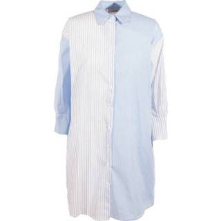 👉 Shirt lange mouw blauw m vrouwen Long sleeve Croche , Dames