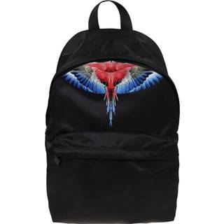 👉 Backpack zwart onesize unisex Wings Marcelo Burlon ,