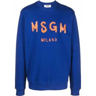 👉 Sweatshirt blauw l mannen Msgm , Heren