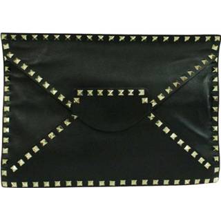 👉 Clutch zwart onesize vrouwen Pre-owned Urockstud Untitled 12 Valentino Vintage , Dames