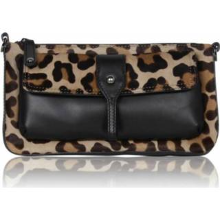 👉 Clutch bruin onesize vrouwen Animal Print With Strap Tod's Pre-owned , Dames