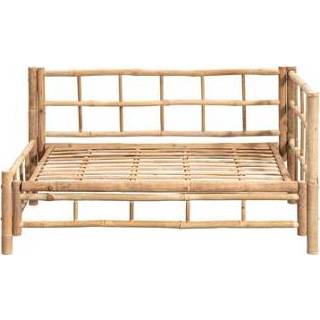 👉 Bamboe beige Pallethoekbank Tarifa - naturel 120x85x66 cm Leen Bakker 8714901788067