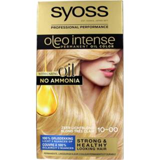 👉 Haarkleuring active Syoss Oleo Intense Haarverf 10-00 Zeer Lichtblond 5410091760991