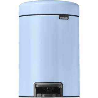 👉 Pedaalemmer blauw Brabantia newlcon 3 liter dreamy blue 8710755202582