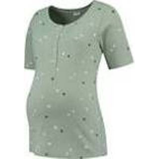 👉 Shirt unisex Light Green Grey Prénatal zwangerschapspyjama T-shirt rib 8719199995821