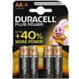 👉 Batterij alkaline unisex zwart Duracell batterijen AA 4-pack 5000394140851