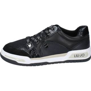 👉 Sneakers zwart vrouwen Black with Logo Liu Jo , Dames 8053485408078
