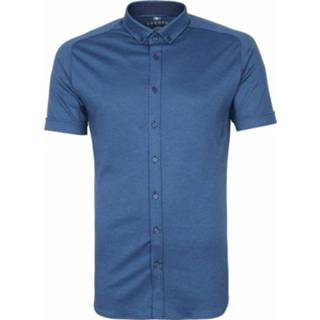 👉 Overhemd digo blauw m mannen Modern KM Indigo Desoto , Heren 4045857410332