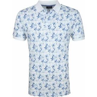 👉 Short sleeve wit s mannen Polo Bloemen Profuomo , Heren 8719064734067