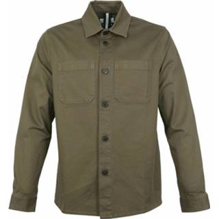 👉 Overshirt groen m mannen Profuomo , Heren 8719064104693