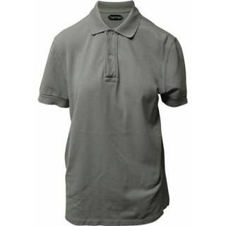 👉 Short sleeve groen mannen Polo Shirt Cotton Tom Ford Pre-owned , Heren