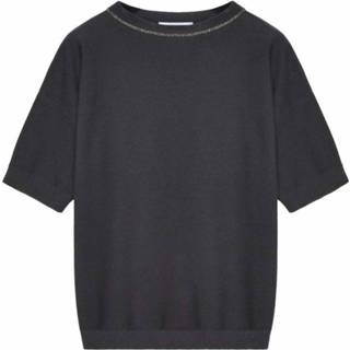 👉 Pullover zwart vrouwen mit kurzem Arm Fabiana Filippi , Dames