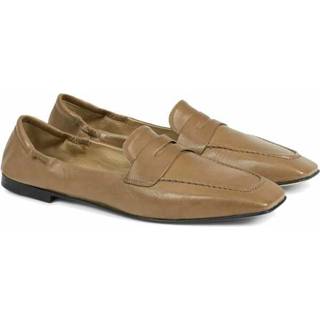 👉 Glove bruin leder vrouwen Tracy Mokassins in weichen Pomme D'or , Dames