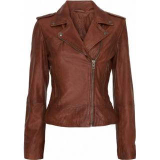 👉 Biker jacket bruin vrouwen 10961 Notyz , Dames