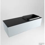 👉 Badmeubel greey MONDIAZ ERIN 120cm onderkast kleur met 1 lade. Wastafel RIDGE rechts zonder kraangaten Urban. 6017339788718