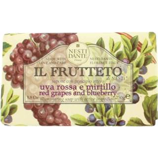 👉 Rood blueberry active Nesti Dante Handzeepblokje Il Frutteto Red Grapes And Blueberry, 250 Gram 837524000045