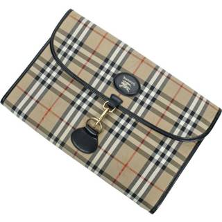 👉 Clutch beige onesize vrouwen Pre-owned Flap Burberry Vintage , Dames