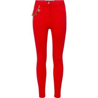 👉 Skinnyjeans rood W28 W29 W26 vrouwen Super Skinny Jeans Elisabetta Franchi , Dames