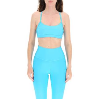👉 Airlift blauw m vrouwen intrigue sports top ALO Yoga , Dames