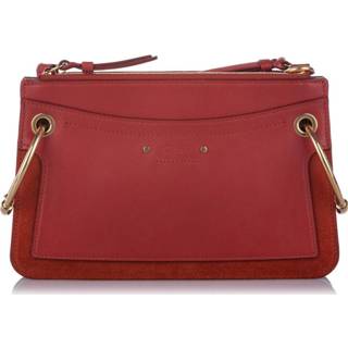 👉 Crossbodytas rood leer onesize vrouwen Roy Kalf Chloé Pre-owned , Dames