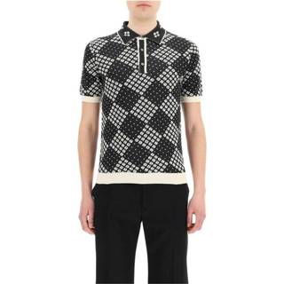 👉 Poloshirt zwart l mannen College jacquard polo shirt Jordanluca , Heren