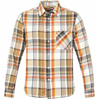 👉 Overhemd oranje XL mannen Larch Knowledge Cotton Apparel , Heren