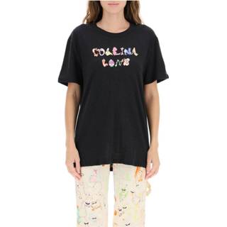 👉 Print T-shirt zwart m vrouwen Land logo Collina Strada , Dames