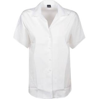 👉 Shirts korte mouw wit l vrouwen Short Sleeve Shirt Fay , Dames