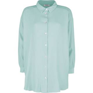 👉 Blouse lange mouw vrouwen M -L Sublevel - Ladies Long-Blouse mint 4063813264560