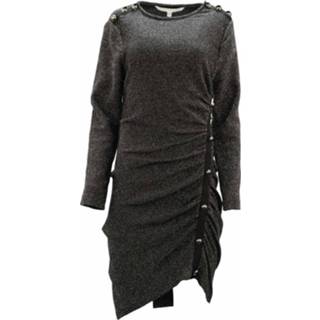 👉 Longsleeve grijs vrouwen Ira Long-Sleeve Ruched Dress Veronica Beard Pre-owned , Dames