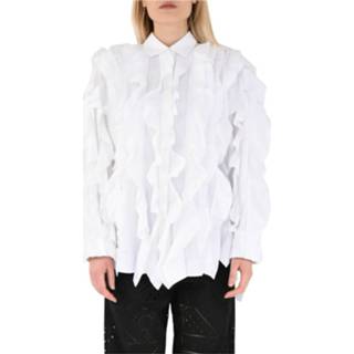 👉 Shirt lange mouw wit vrouwen Long Sleeve Msgm , Dames