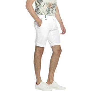 👉 Bermuda wit mannen Men's chino in cotton with ribbons regular Torino Prestige Mason's , Heren