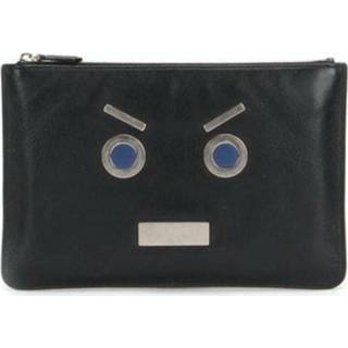 👉 Clutch zwart leather onesize vrouwen Pre-owned Hypnoteyes Fendi Vintage , Dames