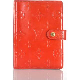 👉 Agenda rood leather onesize vrouwen Pre-owned Vernis PM Louis Vuitton Vintage , Dames