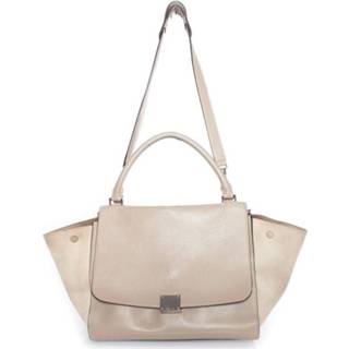 👉 Trapeze beige onesize vrouwen Pre-owend bag Celine Vintage , Dames