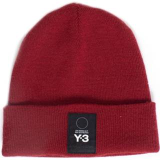 👉 Beanie rood onesize vrouwen Y3 Pre-owned , Dames