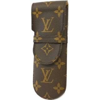 👉 Etui bruin onesize vrouwen Pre-owned Monogram Pen Case Stylos M62990 Louis Vuitton Vintage , Dames