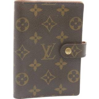 👉 Agenda bruin canvas onesize mannen Pre-owned Louis Vuitton Vintage , Heren