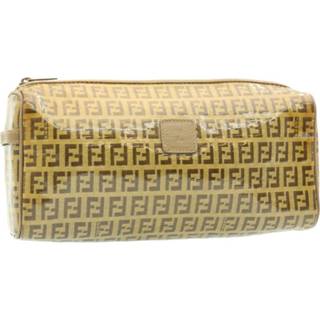 Fendi Pre-owned canvas Clutch Vintage, , dames bruin onesize vrouwen Clutch bruin canvas onesize vrouwen Pre-owned Fendi Vintage , Dames