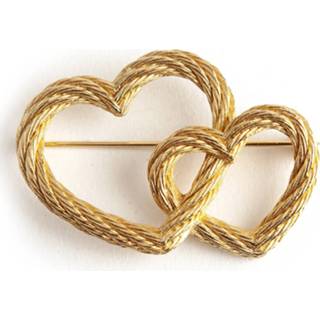 👉 Oranje onesize vrouwen Pre-owned heart brooch Dior Vintage , Dames