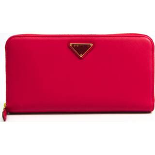 👉 Portemonnee onesize vrouwen roze Pre-owned 1Ml506 Long Wallet Prada Vintage , Dames