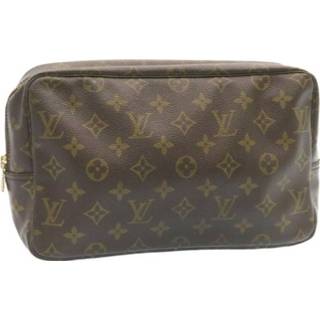 👉 Toilettas bruin onesize vrouwen Tweedehands Trousse Louis Vuitton Vintage , Dames
