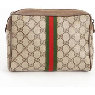 👉 Clutch beige onesize vrouwen Pre-owned Iconic webbing Gucci Vintage , Dames