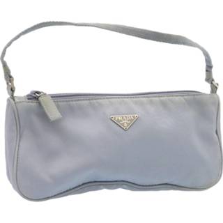 👉 Etui blauw nylon onesize vrouwen Tweedehands Prada Vintage , Dames